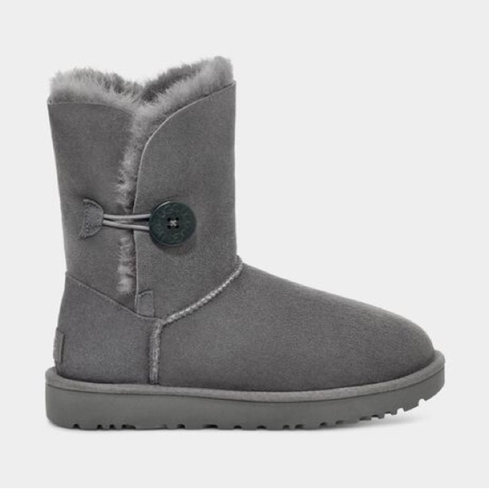 UGG bailey button boots grey